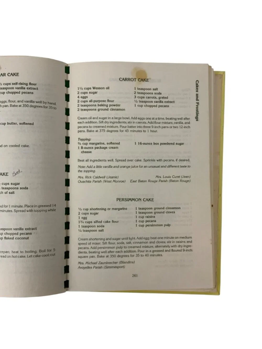 Foods À La Louisiane Cookbook Louisiana Farm Bureau Women Spiral Bound 1992